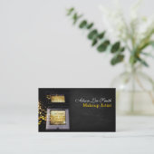 Carte De Visite Makeup Artist/Gold Magic Shimmer Brick (Debout devant)
