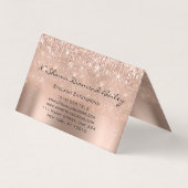 Carte De Visite Makeup Artist Lashes (Dos)