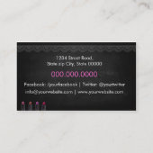 Carte De Visite Makeup Artist/Lipstick (Dos)