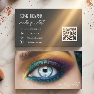 Carte De Visite Makeup artist qrcode