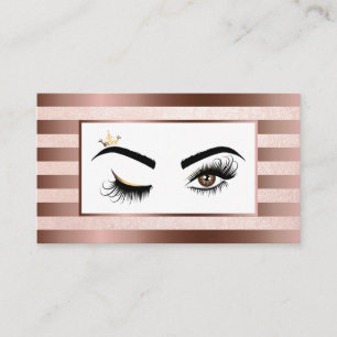 Carte De Visite Makeup artist Wink Eye Beauty Salon Lash Extension