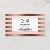 Carte De Visite Makeup artist Wink Eye Beauty Salon Lash Extension (Dos)
