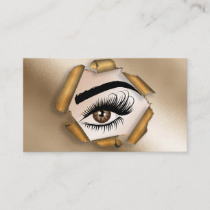 Carte De Visite Makeup artist Wink Eye Beauty Salon Lash Extension