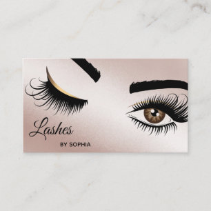 Carte De Visite Makeup artist Wink Eye Beauty Salon Lash Extension