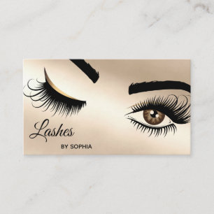 Carte De Visite Makeup artist Wink Eye Beauty Salon Lash Extension