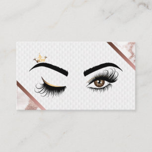 Carte De Visite Makeup artist Wink Eye Beauty Salon Lash Extension