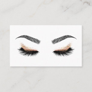 Carte De Visite Makeup artist Wink Eye Beauty Salon Lash Extension