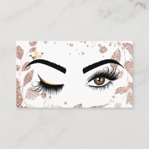 Carte De Visite Makeup artist Wink Eye Beauty Salon Lash Extension