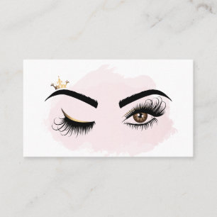 Carte De Visite Makeup artist Wink Eye Beauty Salon Lash Extension