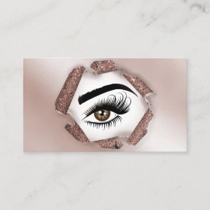 Carte De Visite Makeup artist Wink Eye Beauty Salon Lash Extension