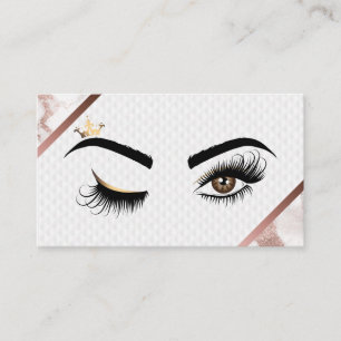 Carte De Visite Makeup artist Wink Eye Beauty Salon Lash Extension