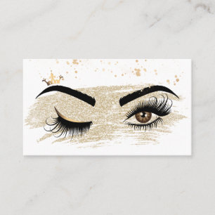 Carte De Visite Makeup artist Wink Eye Beauty Salon Lash Extension