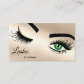 Carte De Visite Makeup artist Wink Eye Beauty Salon Lash Extension (Devant)