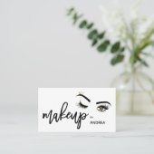 Carte De Visite Makeup artist Wink Eye Beauty Salon Lash Extension (Debout devant)