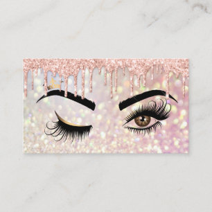 Carte De Visite Makeup artist Wink Eye Beauty Salon Lash Extension