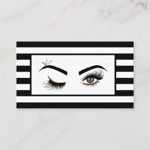 Carte De Visite Makeup artist Wink Eye Beauty Salon Lash Extension