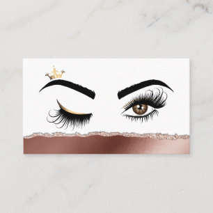 Carte De Visite Makeup artist Wink Eye Beauty Salon Lash Extension
