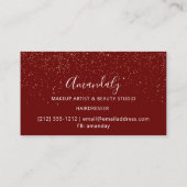 Carte De Visite MAKEUP ARTISTE Bourgogne (Dos)