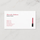 Carte De Visite Makeup Stylist (Dos)