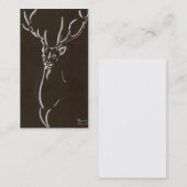 CARTE DE VISITE MÂLE (Devant / Derrière)