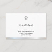 Carte De Visite Male Dog Walker, Trainer, Obedience, Agility (Dos)