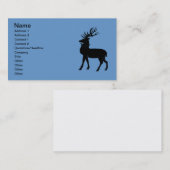 Carte De Visite Mâle héraldique (Devant / Derrière)