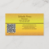 Carte De Visite Malecon Sunset 2441 QR Code (Dos)