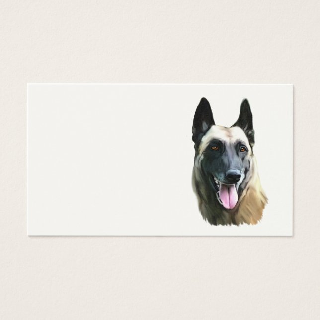 carte de visite malinois (Devant)