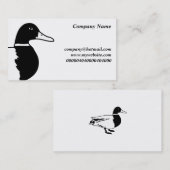 Carte De Visite Mallard, (Devant / Derrière)