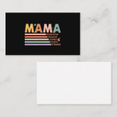 Carte De Visite Mama Beau sans peur Lovely Brave Strong (Devant / Derrière)