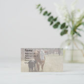 Carte De Visite Maman Cow et veau (Debout devant)