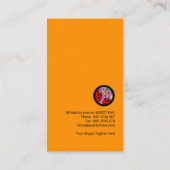 Carte De Visite Maman mignonne Nanny Bear Babysitter Service (Dos)