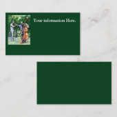 Carte De Visite Maman ne m'a jamais averti des joueurs tuba (Devant / Derrière)