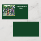 Carte De Visite Maman ne m'a jamais averti des joueurs tuba (Devant / Derrière)