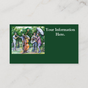 Carte De Visite Maman ne m'a jamais averti des joueurs tuba