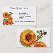 Carte De Visite Mamans oranges (Devant / Derrière)