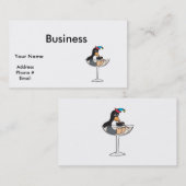 Carte De Visite manchot sot (Devant / Derrière)