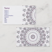 Carte De Visite Mandala (Devant / Derrière)