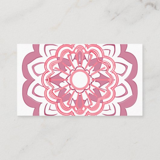 Carte De Visite mandala (Dos)