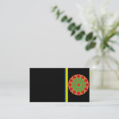 Carte de visite Mandala (Debout devant)