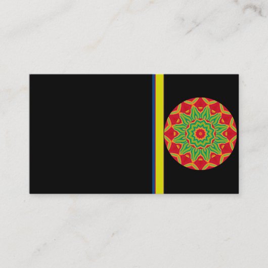 Carte de visite Mandala (Devant)
