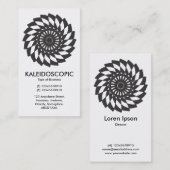 Carte De Visite Mandala 012 (Devant / Derrière)
