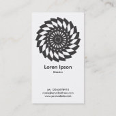 Carte De Visite Mandala 012 (Dos)