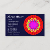 Carte De Visite Mandala 02 - Dark Navy 000033 (Dos)