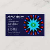 Carte De Visite Mandala 04 - Dark Navy 000033 (Dos)