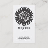 Carte De Visite Mandala 06 (Dos)