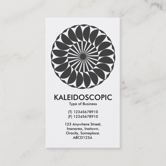 Carte De Visite Mandala 06 (Devant)