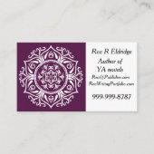 Carte De Visite Mandala Blackberry (Devant)