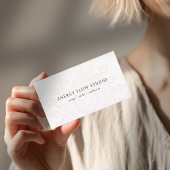 Carte De Visite Mandala blanc