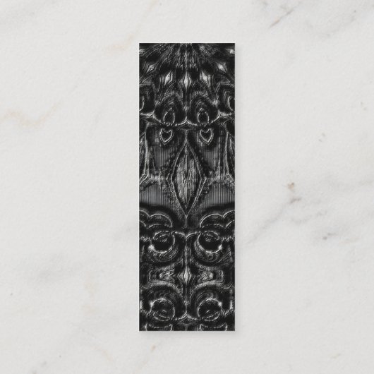 Carte de visite Mandala Charcharbon (Dos)